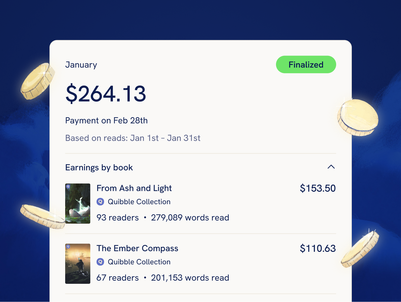 Earn when people read your story.