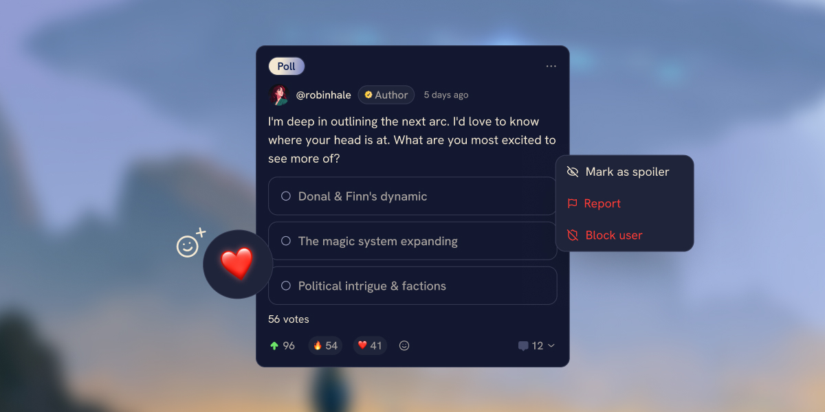 Publishing platform for writers and readers