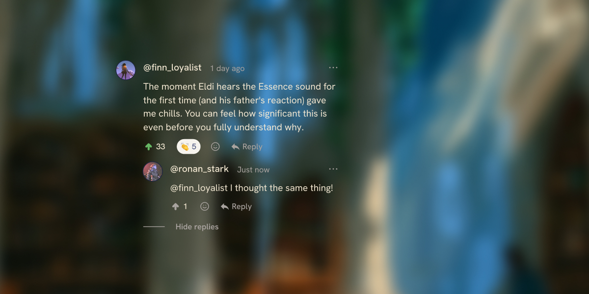 Readers comment and give feedback on my web novel